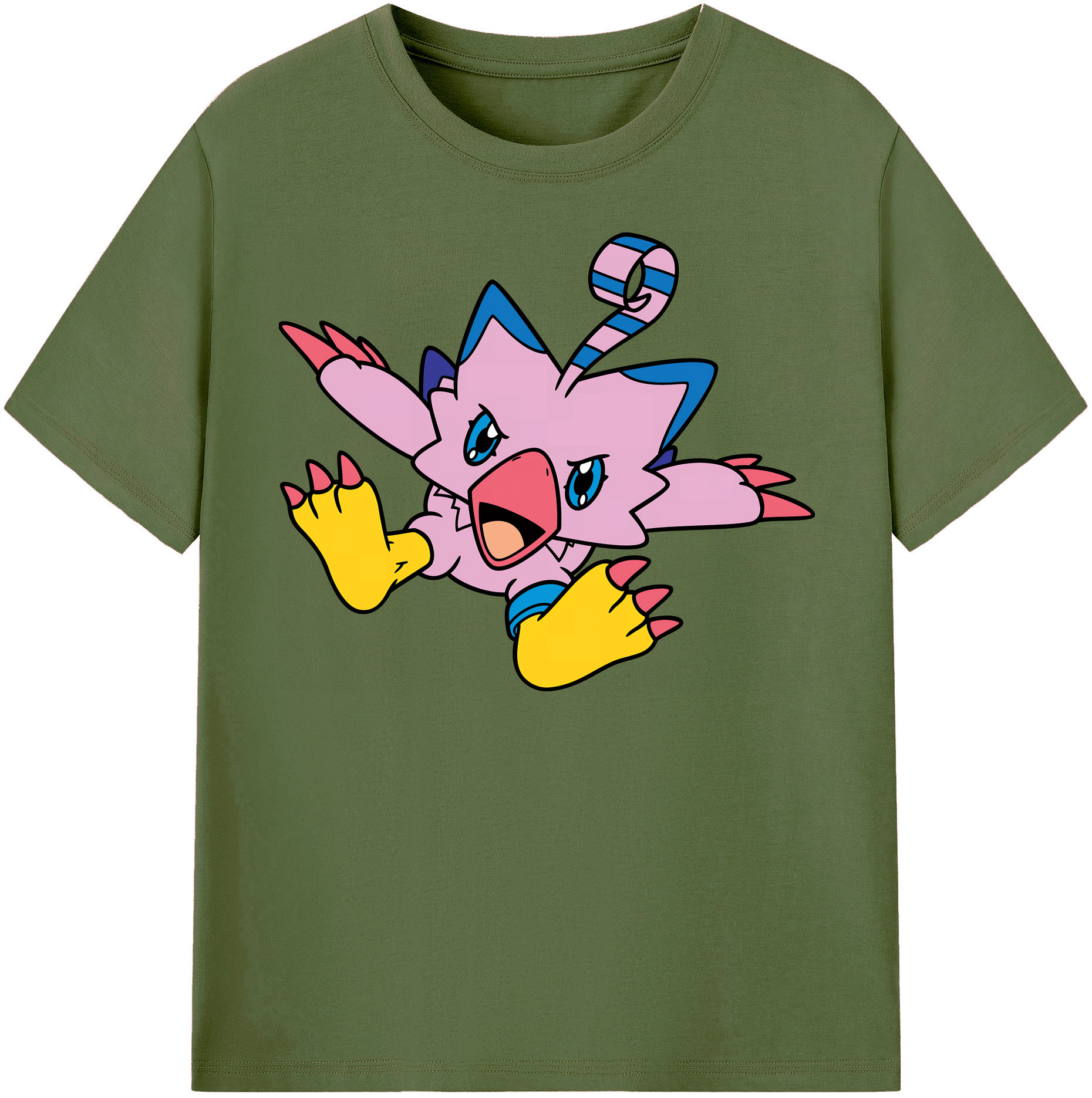 （画像用） Digimon デジタルモンスター/デジモン 綿100％半袖Tシャツ（フロントプリント）